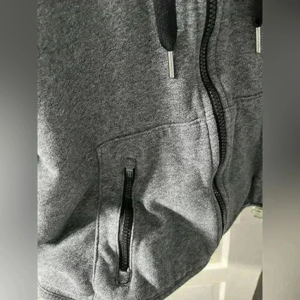 calvin klein‎ grey zip up hoodie - Picture 3 of 5